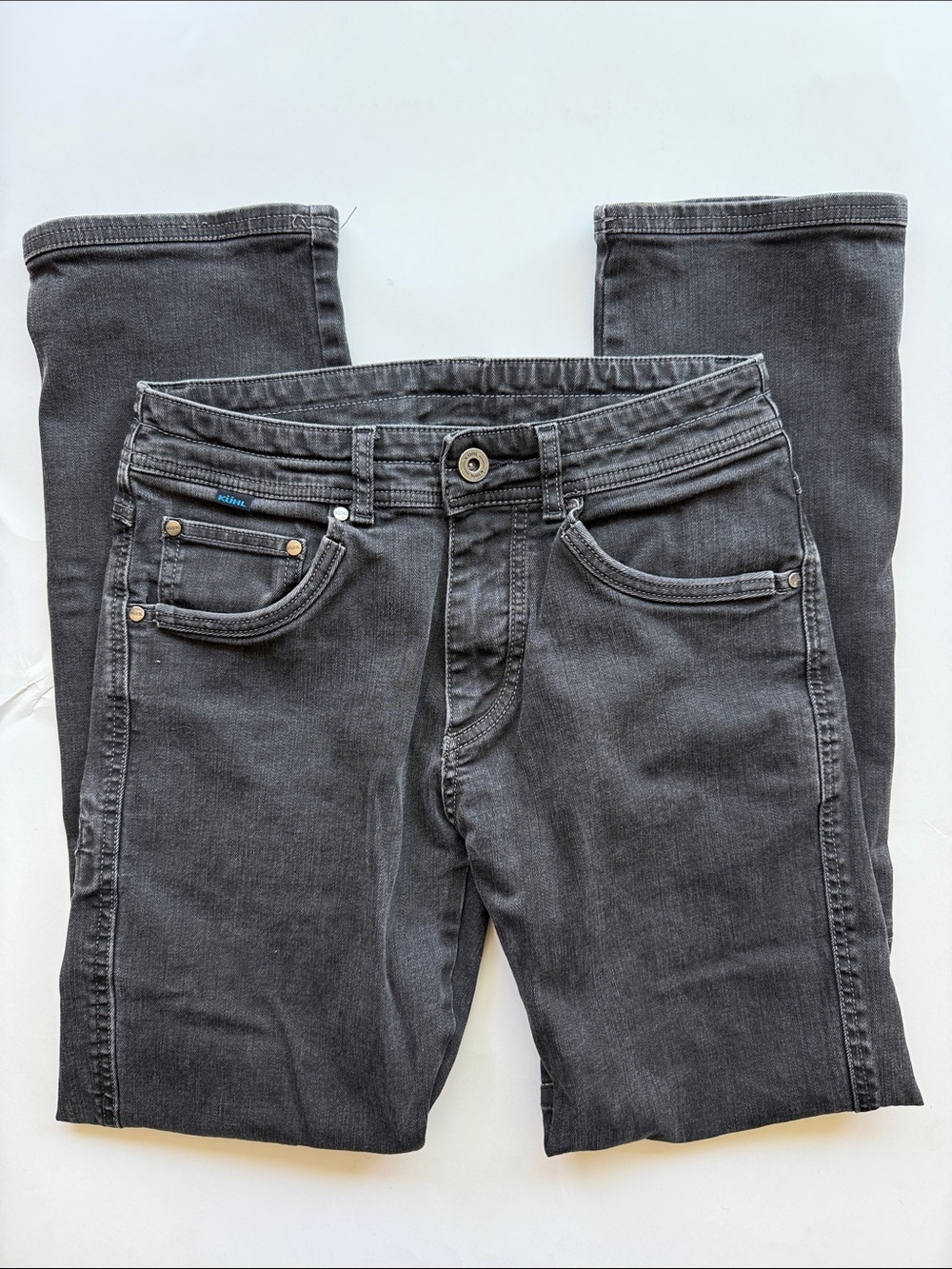 Kuhl Rydr Jeans Distressed Alloy Black 30 x 32